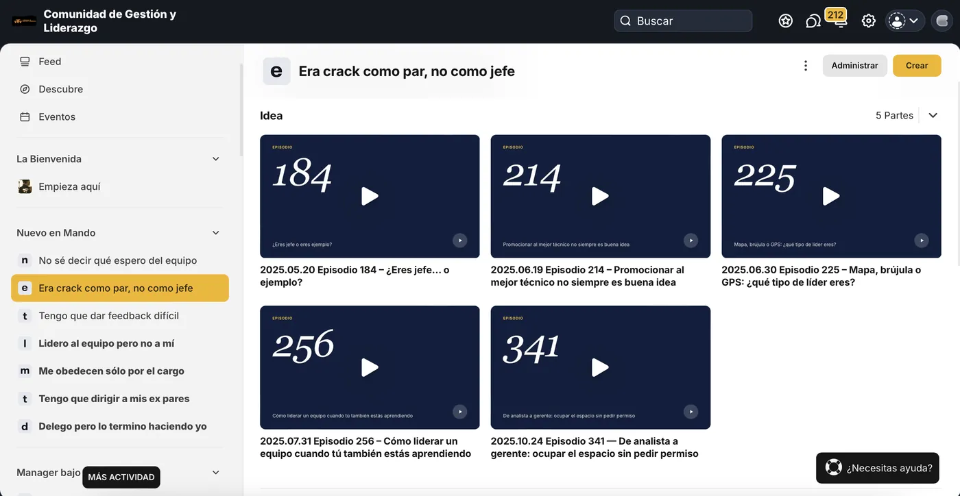 Un dolor por dentro: episodios ordenados
